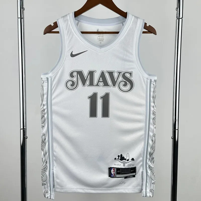24-25 Dallas Mavericks IRVING #11 White City Edition Top Quality Hot Pressing NBA Jersey