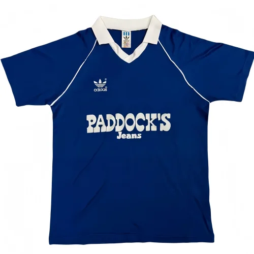 1984-1985 Schalke 04 Home Retro Soccer Jersey