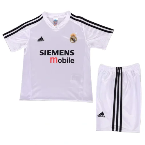 2004-2005  Real Madrid Home Kids Retro Soccer Jersey