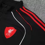 2025-26 Mens LIV Black Half Pull Tracksuit