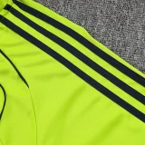 2025-26 Mens  Real Madrid Green Retro Edition Half Pull Tracksuit  #B2545