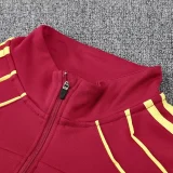2025-26 Arsenal Red Retro Edition Half Pull Tracksuit