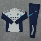 2025-26 Mens  Arsenal Grey Half Pull Tracksuit