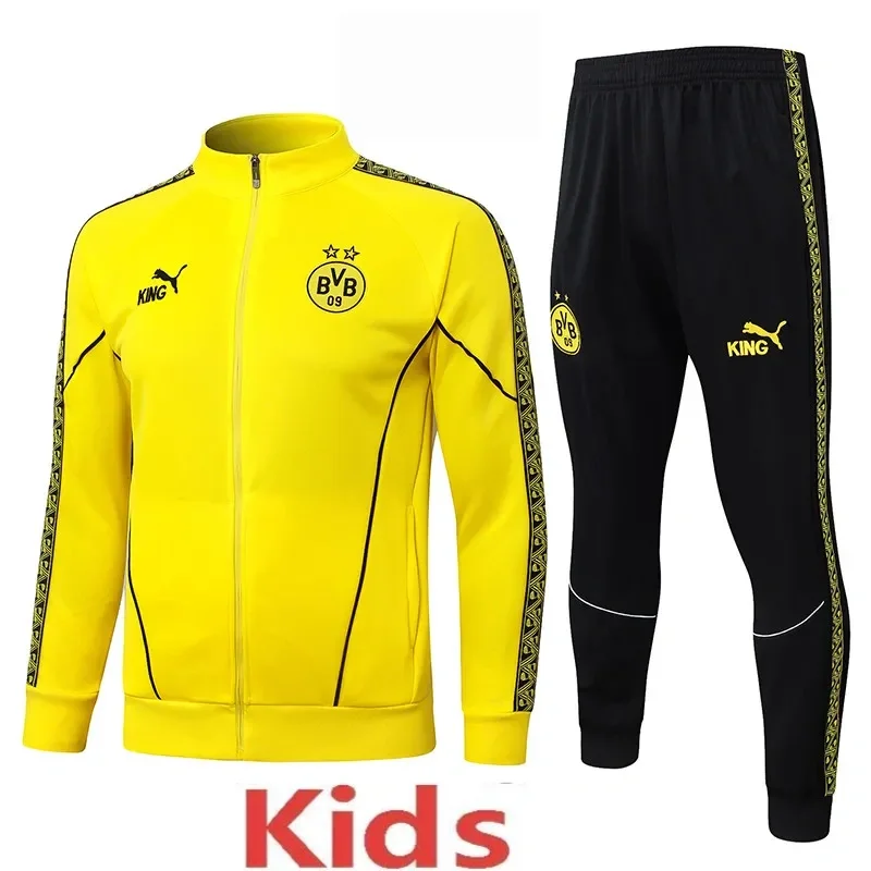 2026-27 Mens Dortmund Yellow Kids Jacket Tracksuit   #E25230