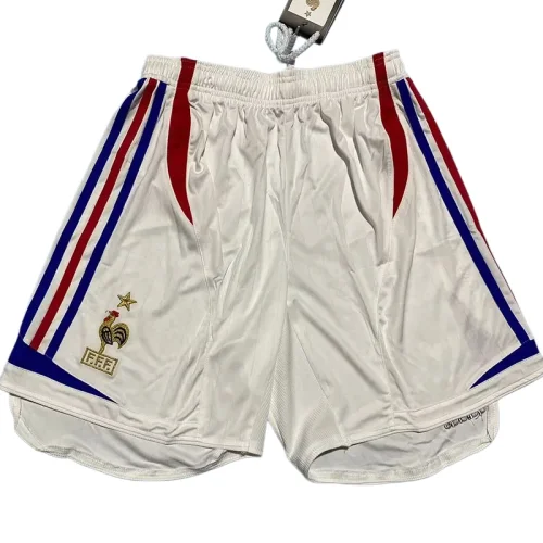 2006 France Away Retro Shorts Pants