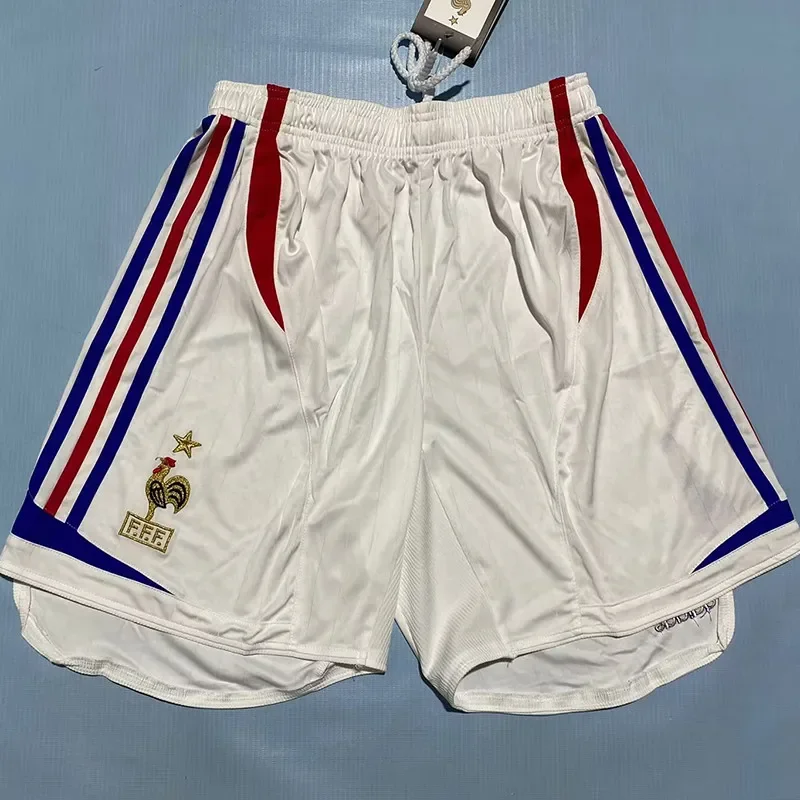 2006 France Away Retro Shorts Pants