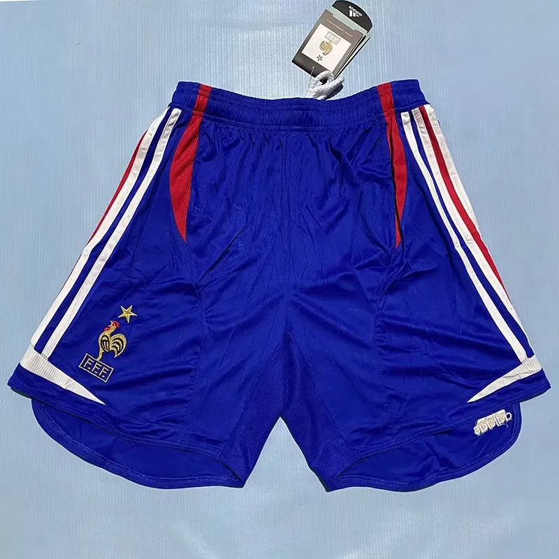 2006 France Home Retro Shorts Pants