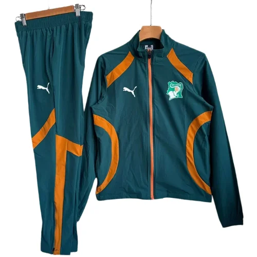 2026-27 Ivory Coast Dark Green Windbreaker Tracksuit