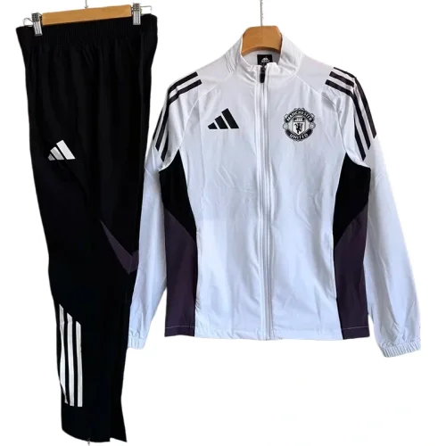 2026-27  Manchester United White Windbreaker Tracksuit