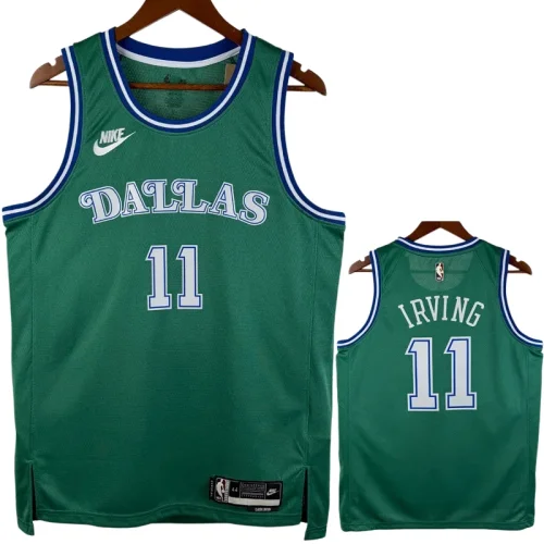 25-26 Dallas Mavericks IRVING #11 Green Retro Top Quality Hot Pressing NBA Jersey