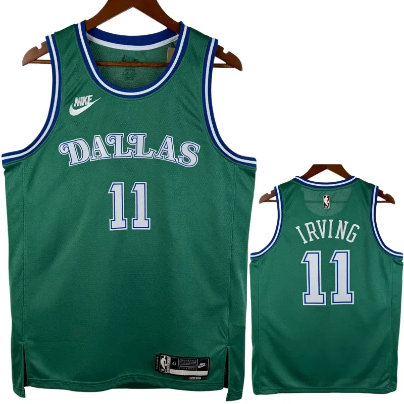25-26 Dallas Mavericks IRVING #11 Green Retro Top Quality Hot Pressing NBA Jersey
