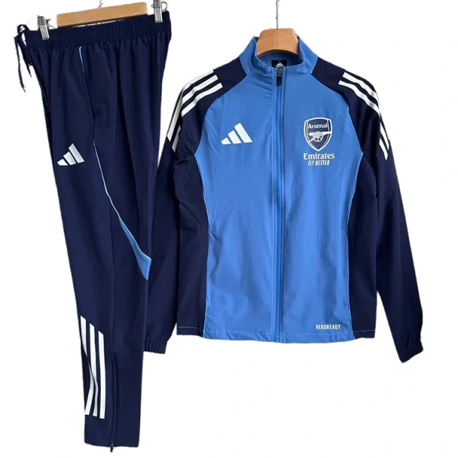 2026-27 Mens Arsenal Royal Blue Windbreaker Tracksuit