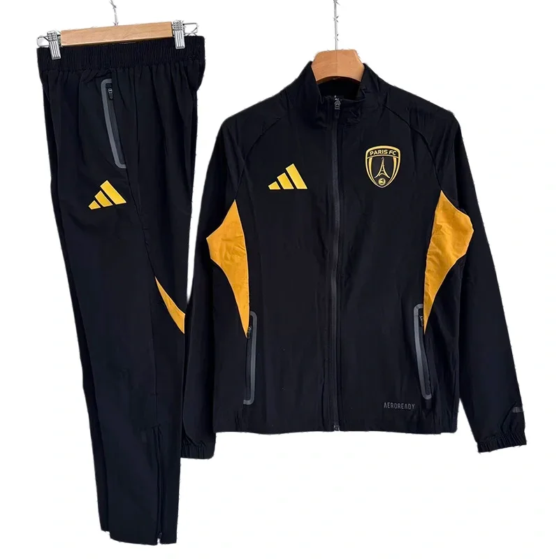 2026-27 Paris FC Black Windbreaker Tracksuit