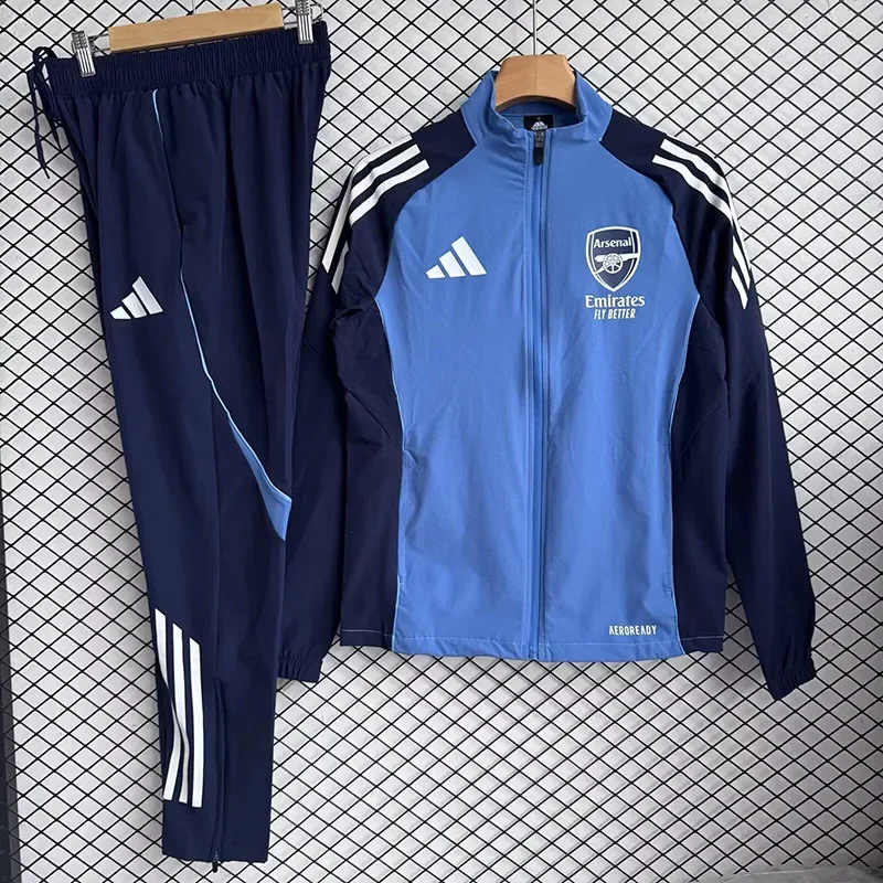 2026-27 Mens Arsenal Royal Blue Windbreaker Tracksuit