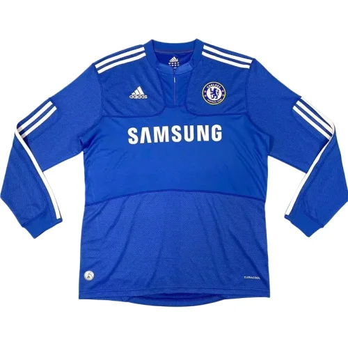 2009-2010  Chelsea Home Long Sleeve Retro Soccer Jersey