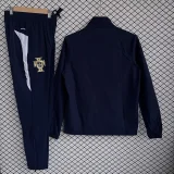 2026-27 Portugal Royal Blue Windbreaker Tracksuit