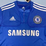 2009-2010  Chelsea Home Long Sleeve Retro Soccer Jersey