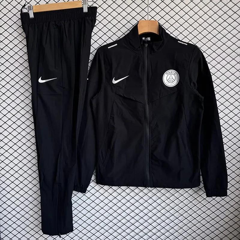 2026-27 PSG Black Windbreaker Tracksuit