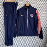 2025-26  Barcelona Royal Blue Windbreaker Tracksuit