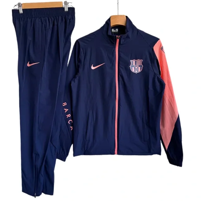 2025-26  Barcelona Royal Blue Windbreaker Tracksuit
