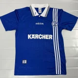 1996-1997 Schalke 04 Home Retro Soccer Jersey