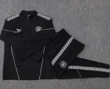 2025-26  Mens Manchester City Black Half Pull Tracksuit #B25154
