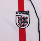 2002 Kids England Home  Retro Soccer Jersey