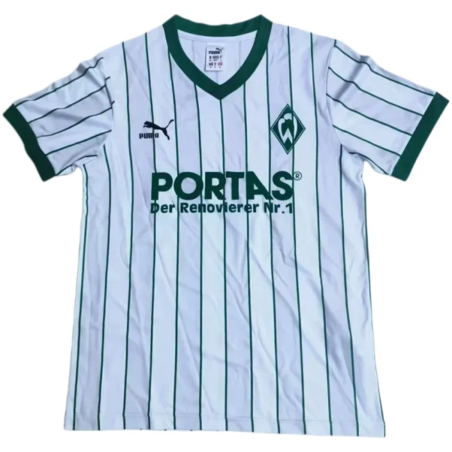 1987-1988 Werder Bremen Home Retro Soccer Jersey