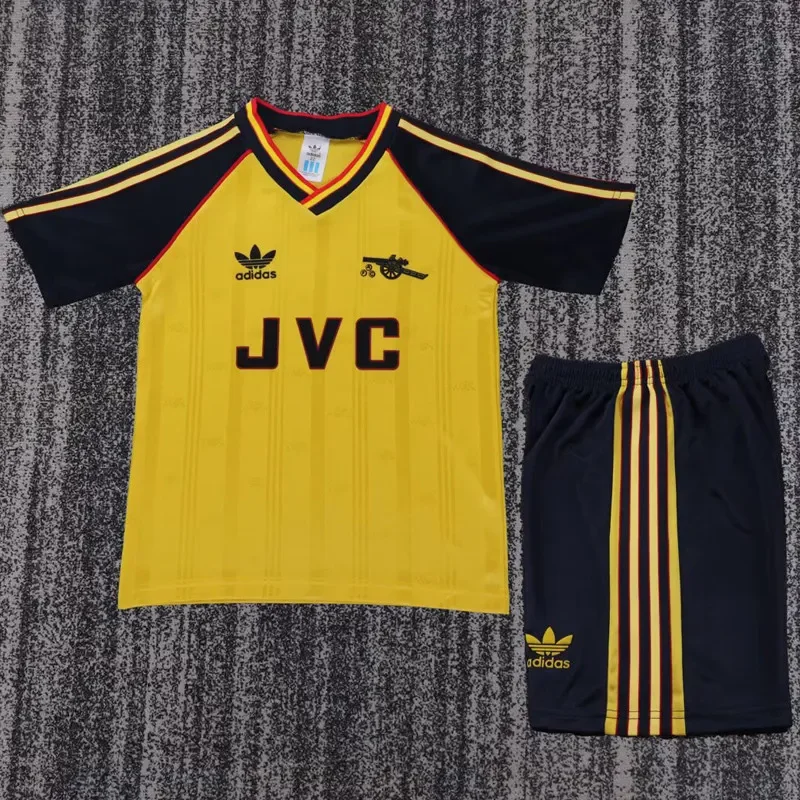 1988-1990  Kids Arsenal Away  Retro Soccer Jersey