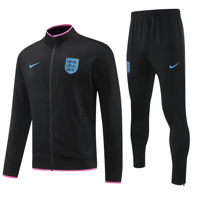 2025-26 England Black Jacket Tracksuit