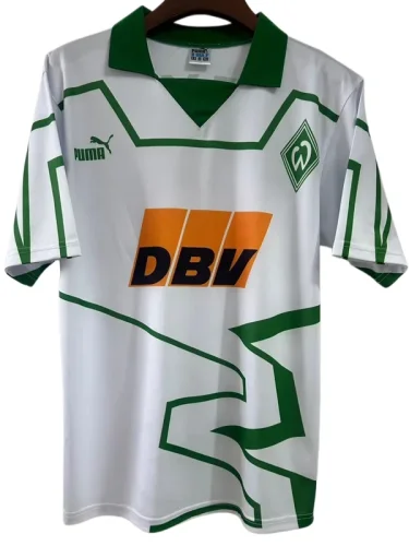 1993 Werder Bremen Home Retro Soccer Jersey