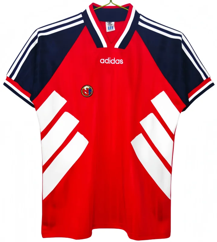 1994-95 Mens  Norway home retro soccer jersey