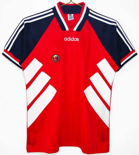 1994-95 Mens  Norway home retro soccer jersey