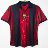 2001-02 Mens Retro Barcelona home soccer Jersey
