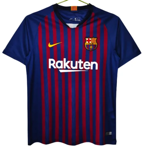 2018-19 Mens Retro Barcelona home soccer Jersey