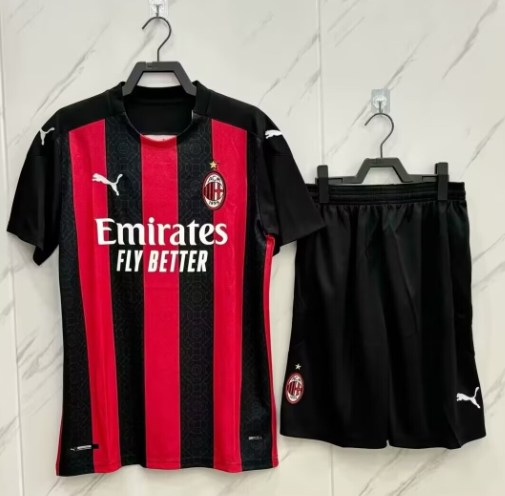 2021 Mens  AC Milan retro home Training Short Suit