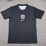 2026-27 Mens England Black Goalkeeper Fans Soccer Jersey