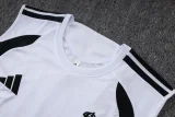 2025-26  Real Madrid white vest Training Short Suit  #D26014