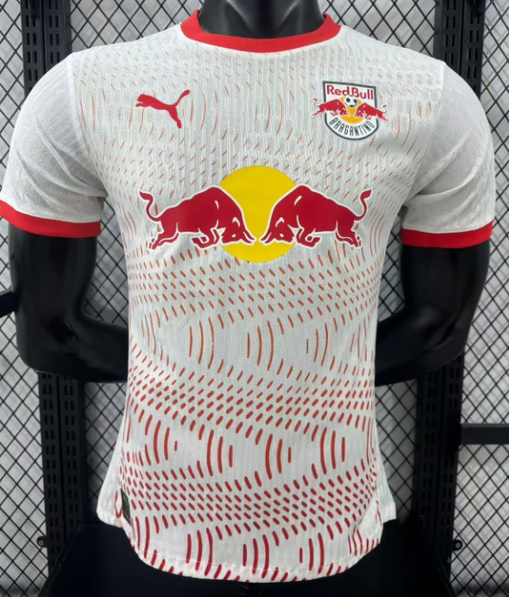 2025-26 Mens Red Bull Bragantino home Player version Cheap soccer jersey (布拉甘红牛)