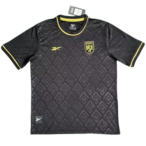 2025-26 Mens Panama Third away black Soccer Jerseys Fans Version