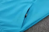 2025-26 Mens Spain Lake blue Hoodie Jacket Tracksuit