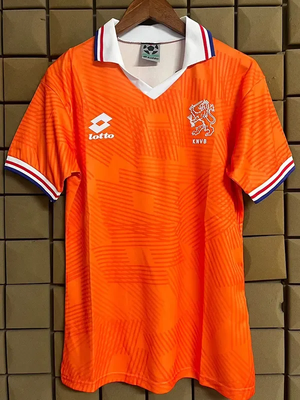 1993 Mens Netherlands Home Retro Soccer Jersey