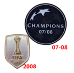 2007-08 Mens Manchester United red Retro home Long Sleeve Jersey