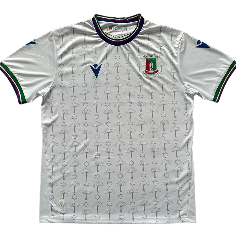2025-26 Mens Guinea white away Soccer Jersey