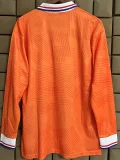 1993 Mens Netherlands Home long sleeves Retro Soccer Jersey