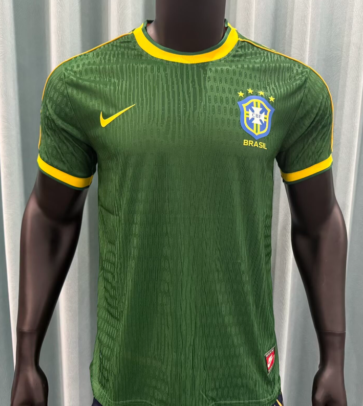 2026-27 Mens Brazil Special Edition green Player version soccer jersey