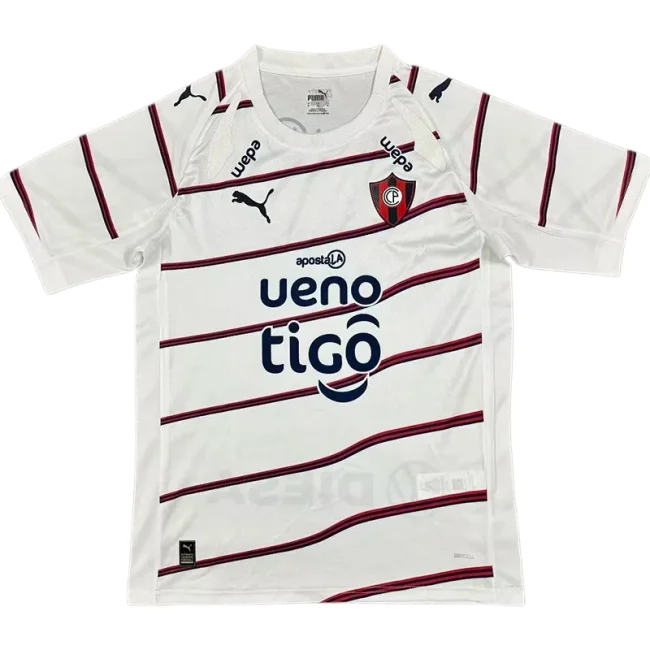 2026-27  Mens  Cerro Porteno Away white Fans Soccer Jersey