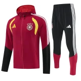 2026-27 Mens Germany Red Hoodie Jacket Tracksuit
