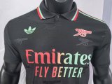 2026-27 Mens  Arsenal black polo Player Version Soccer Jersey