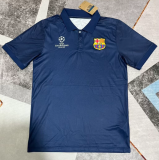 2026-27 Mens Barcelona retro edition blue polo Soccer Jersey
